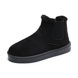 Botas de nieve planas elásticas