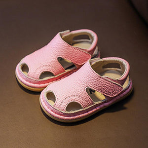 Sandalias de Piel de Vaca Transpirable para Niños (1-3 años)