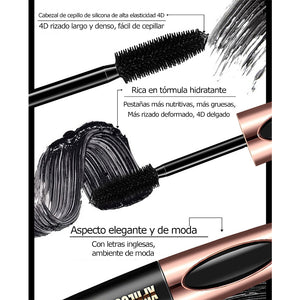 Máscara de pestañas de fibra de seda 4D (Compre 1 y obtenga 1 gratis)