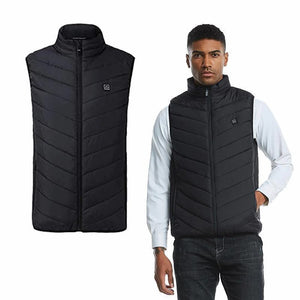 Chaqueta calefactada, invierno cálido, carga USB