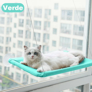 La Hamaca para Gatos Montada en la Ventana