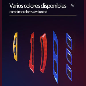 Accesorios de decoración de luces de advertencia anticolisión de vehículos