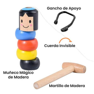 Juguete Mágico de Madera Immortal Daruma