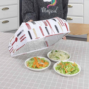 Tapa de Retención de Calor Plegable para Alimentos