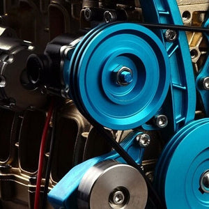 Modelo de motor de coche de metal completo de 8 cilindros