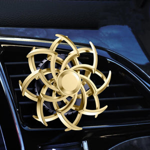 Ambientador de coche de doble hélice (con tabletas de aromaterapia)