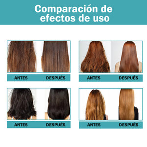 Crema correctora de proteínas para cabellos alisados