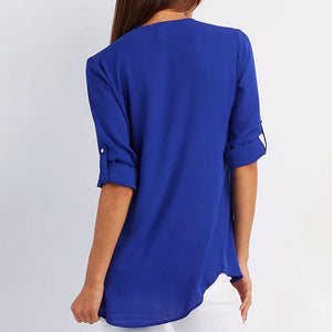 Camiseta Casual con Cuello en V
