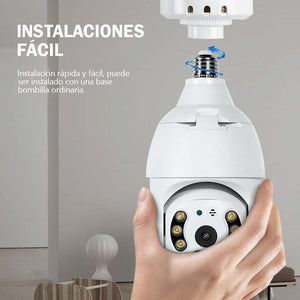 Bombilla de luz de cámara de seguridad WiFi