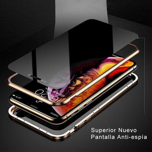 Funda Protectora con Pantalla Anti-Espía para iPhone (Cara Doble)