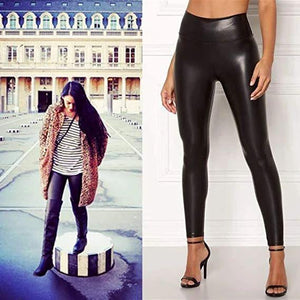Legging de Piel Sintética Elástica