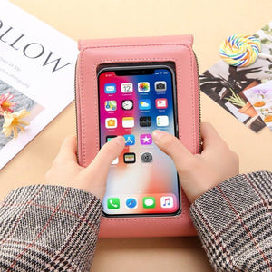 Bolso elegante del teléfono celular de la pantalla táctil