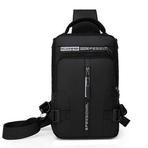 Bolso bandolera con puerto de carga USB