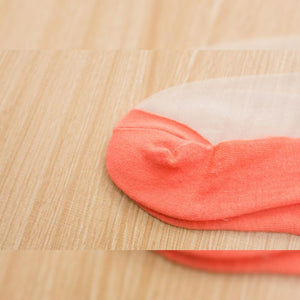 Calcetines transparentes con perlas (3 Pares）