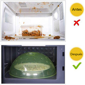 Tapa de plato de microondas