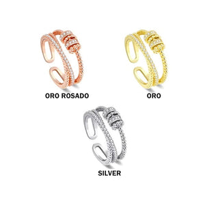 Anillo giratorio triple