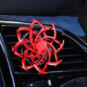 Ambientador de coche de doble hélice (con tabletas de aromaterapia)