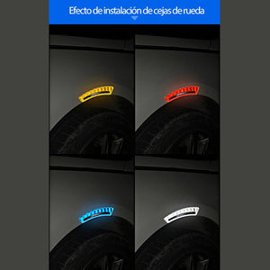 Accesorios de decoración de luces de advertencia anticolisión de vehículos