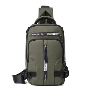 Bolso bandolera con puerto de carga USB