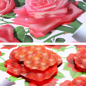 Adhesivo de pared autoadhesivo florero 3D