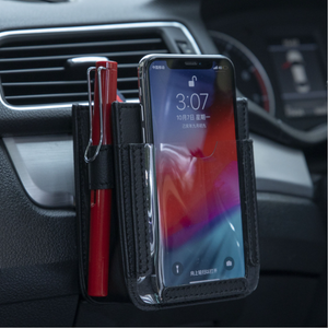 Bolso colgante multifuncional para teléfono móvil de coche