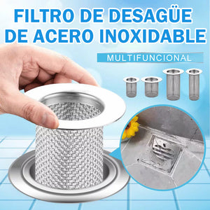 Filtro de drenaje de acero inoxidable multifuncional