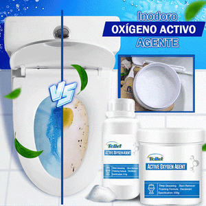 Agente de oxígeno activo para inodoro