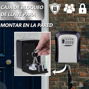 Caja de Seguridad de Llave Montada en la Pared