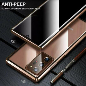 [2021 Nuevo Samsung] - Estuche para Teléfono de Vidrio Templado Anti-Peep con Protección Lateral