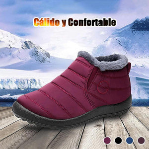 Planos Zapatos Cálido de Algodón