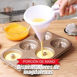Dispensador de pastel de taza de porción de mano 2 piezas (compre uno, obtenga uno gratis)
