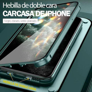 Funda para iphone con hebilla de doble cara