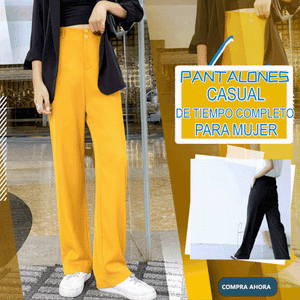 Pantalones sueltos casuales de longitud completa para mujer