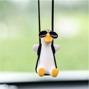 Adorno de pato volador