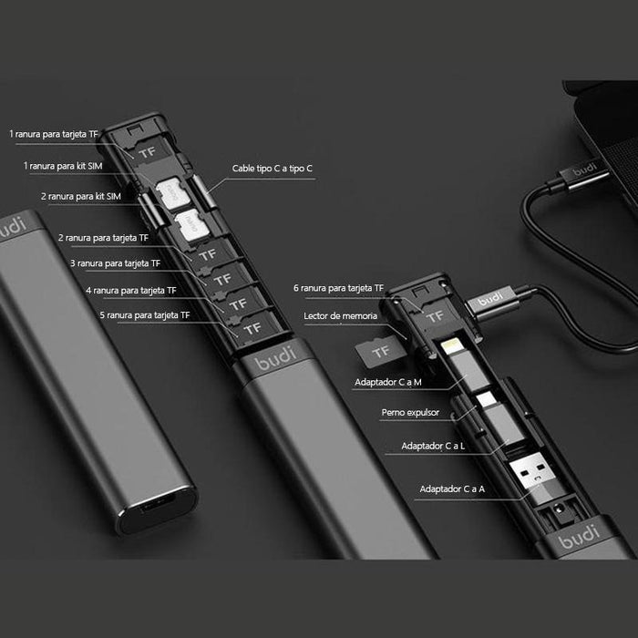 Varilla de cable multifuncional 9 en 1
