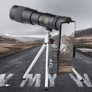 Telescopio Monocular de Súper Zoom Telefotográfico de 4K 10-300X40mm