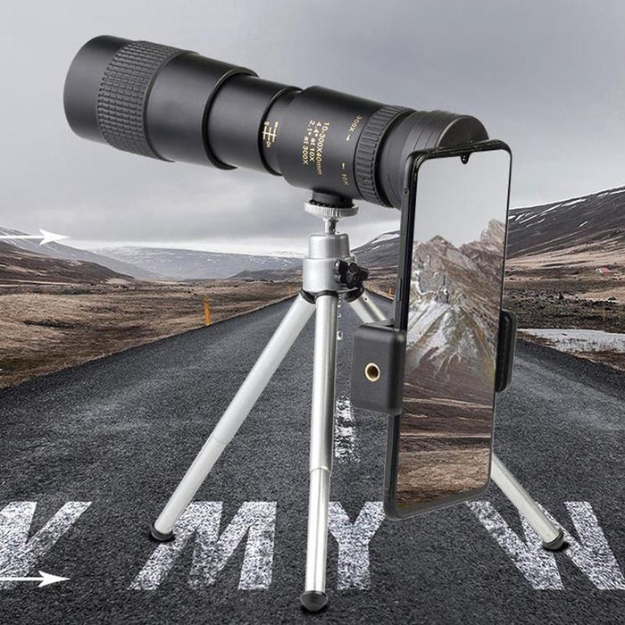Telescopio Monocular de Súper Zoom Telefotográfico de 4K 10-300X40mm