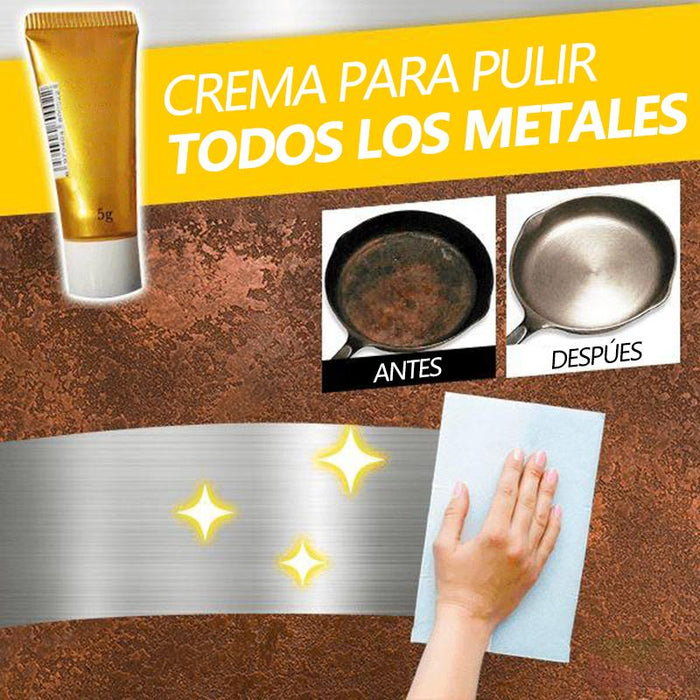 Crema para Pulir Todos los Metales
