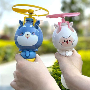 Helicóptero de Burbujas ¡Vuela sobre Pompas de Jabón!