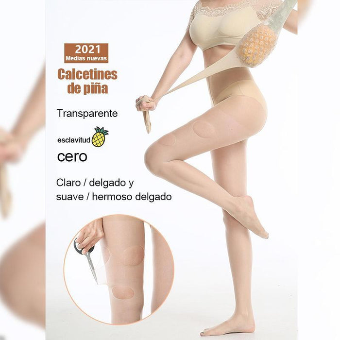 Pantimedias Transparentes de Talla Grande para Mujer