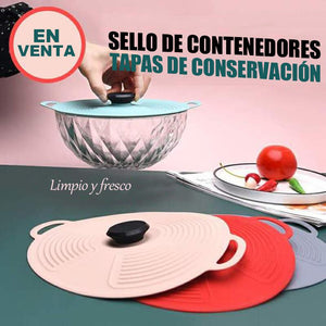 Tapas de conservación de sellos de contenedores