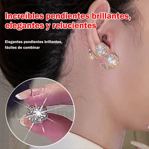 Pendientes magnéticos superbrillantes