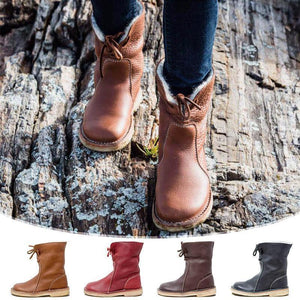 Botas con Punta Redonda