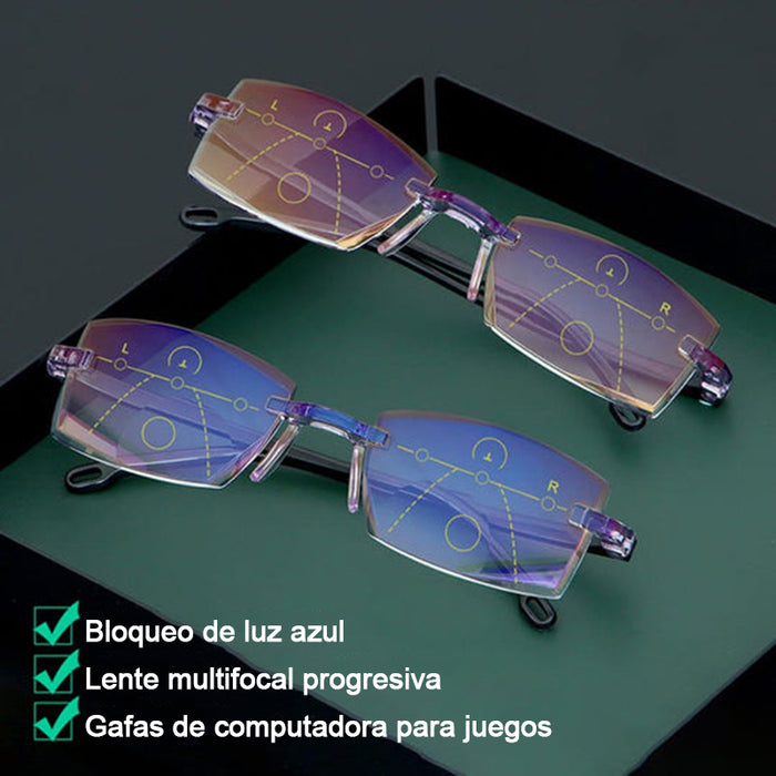 Gafas Progresivas de Titanio para Lectura de Uso dual Lejano y Cercano