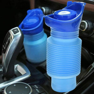 Botella de Bolsillo Plegable: Su Urinario en el Automóvil