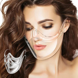 Protector facial transparente que no se empaña (color aleatorio)