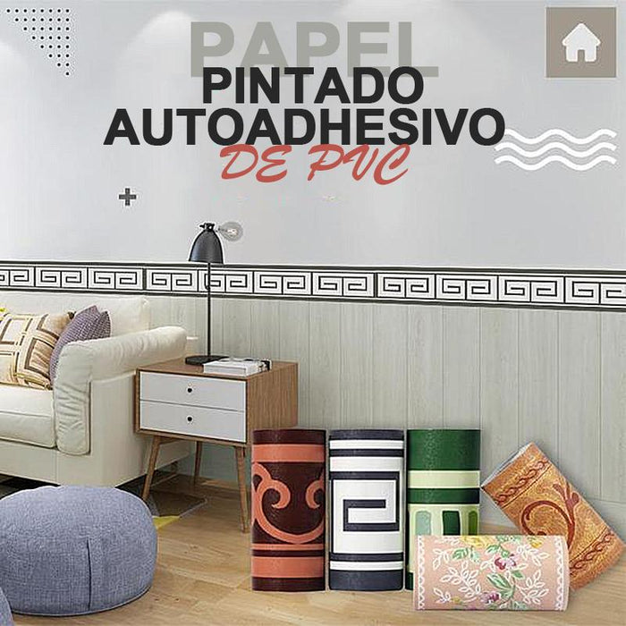 Papel pintado autoadhesivo de PVC