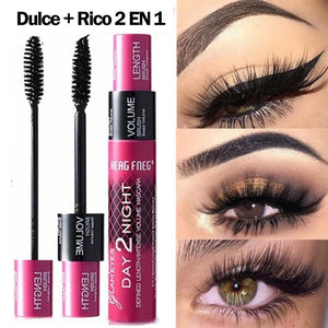 Máscara de pestañas 2 en 1 Super Larga duración Curl Extender 5D (Compre 1 y obtenga 1 gratis)
