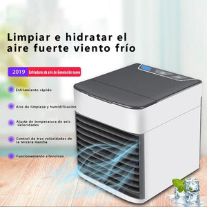 Mini Ventilador Móvil de Aire Condicionado USB 3 en 1