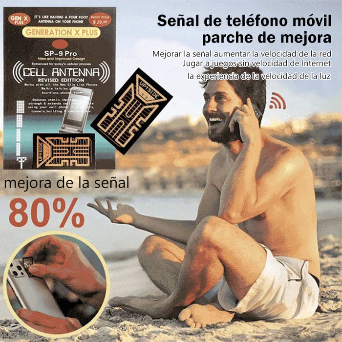 Parche para mejorar la señal del teléfono móvil